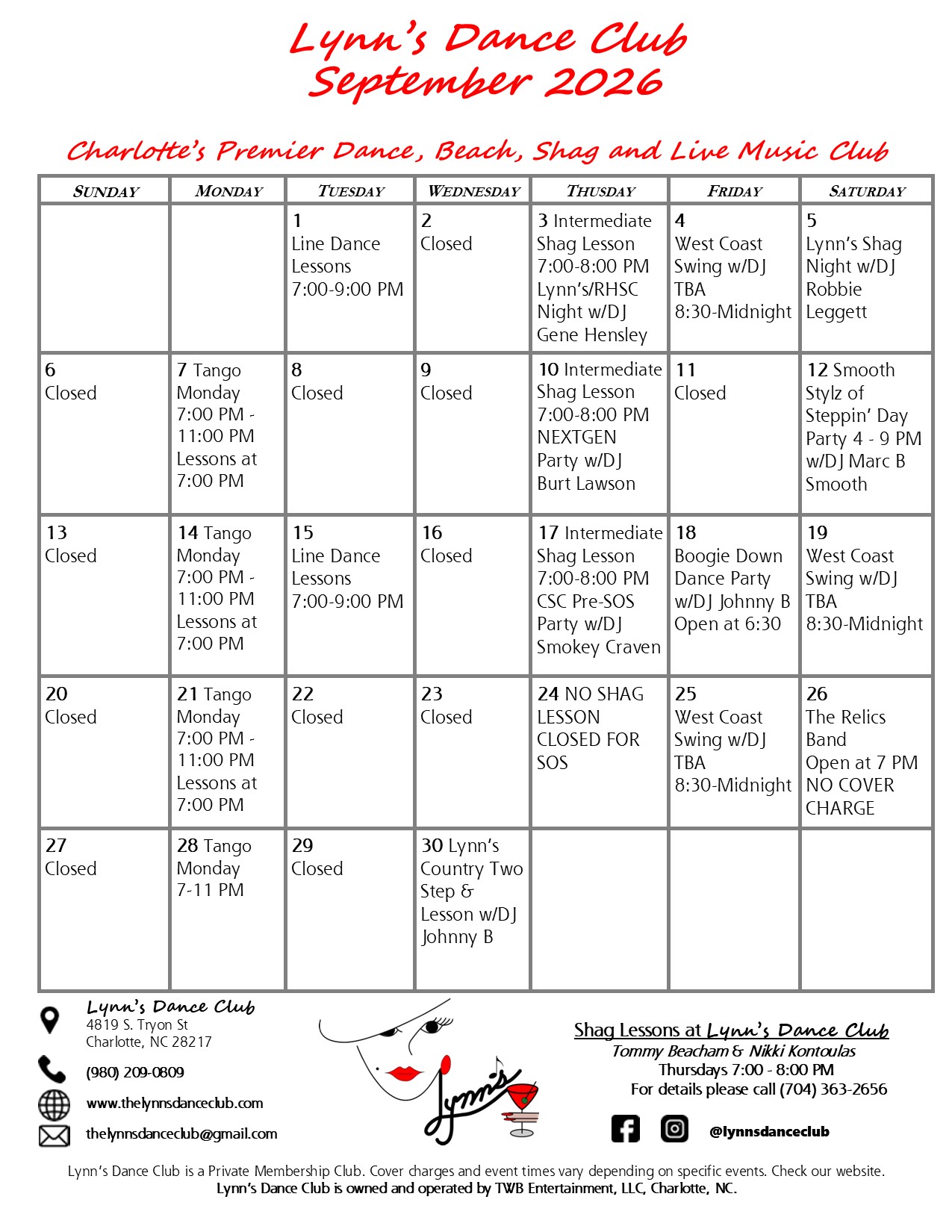 September Calendar