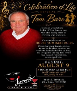 Tom Bare Celebration of Life