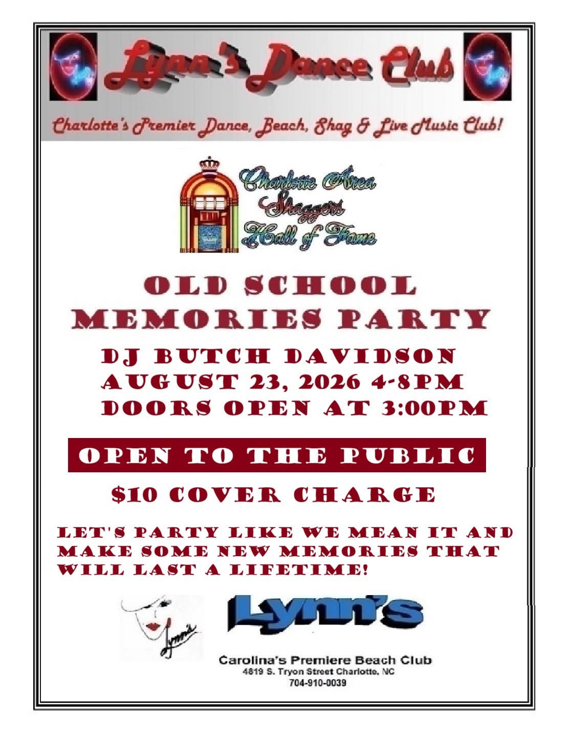 CASHOF Old School Party