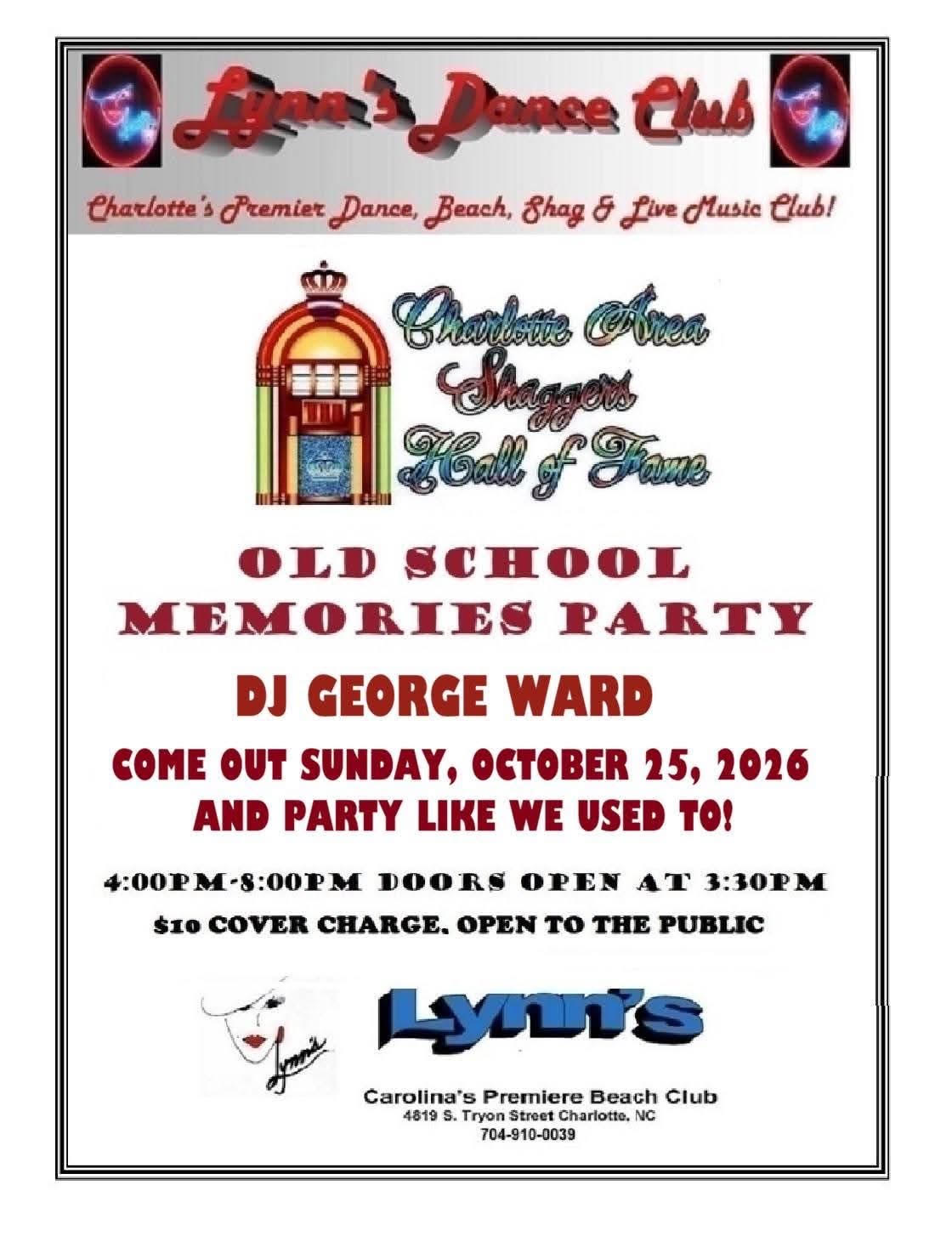 CASHOF Old School Party