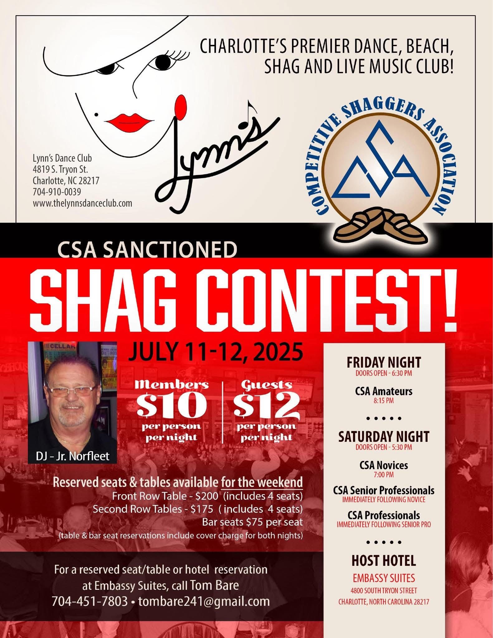 CSA Sanctioned Shag Contest