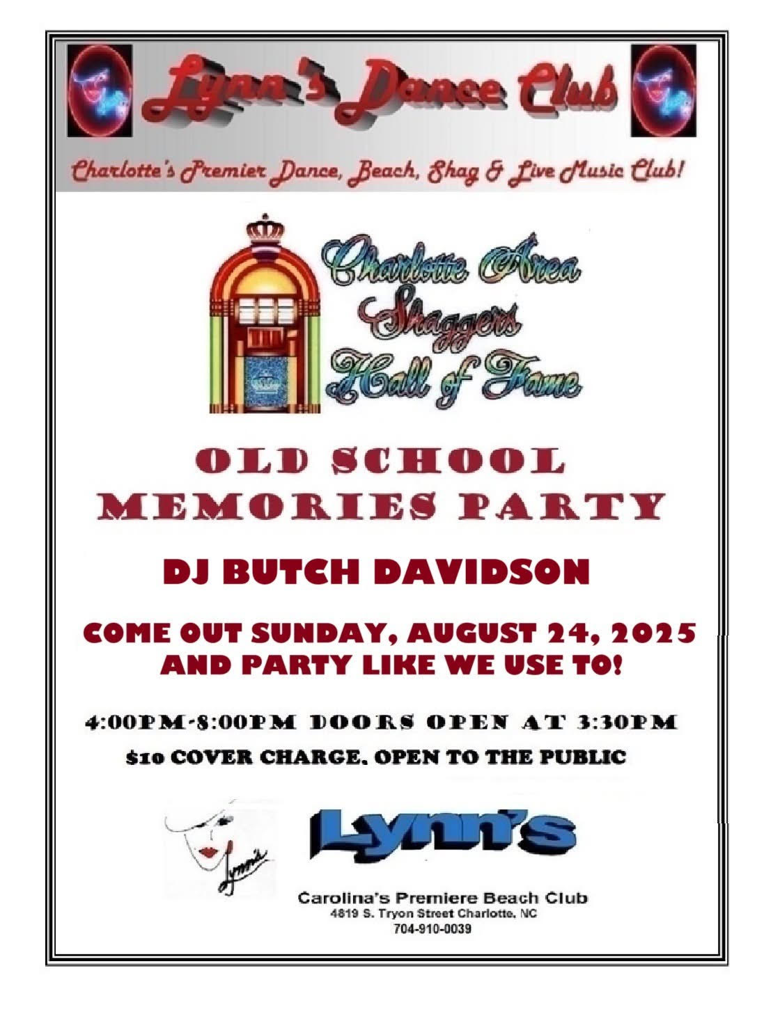 CASHOF Old School Party