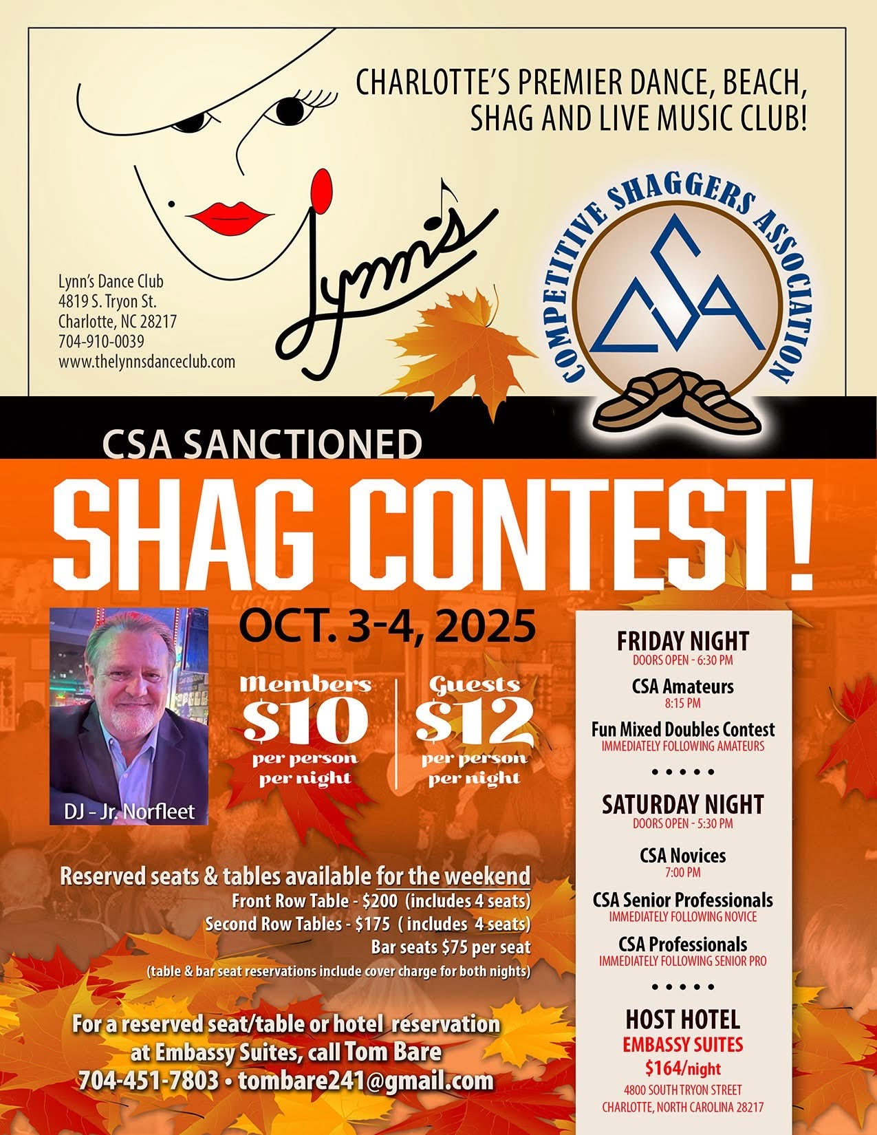 Lynn's CSA Sanctioned Shag Contest