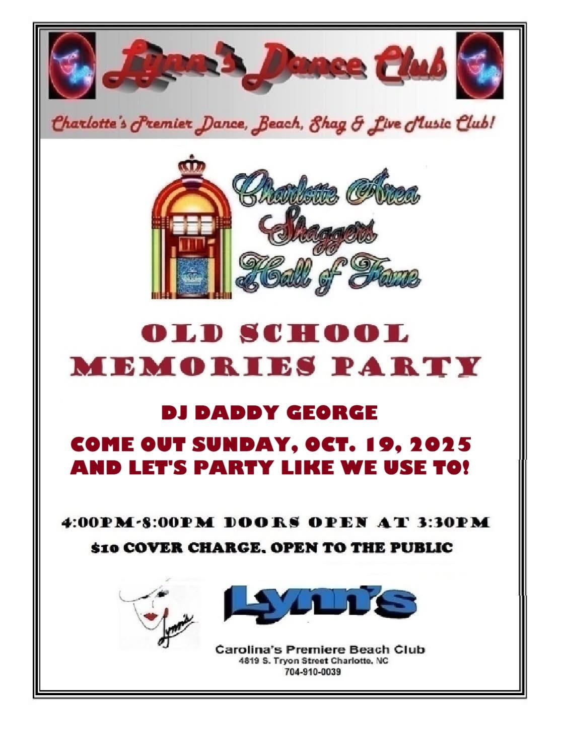 CASHOF Old School Party